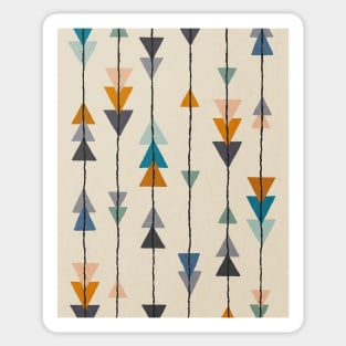 Ethnic abstract arrows pattern Sticker